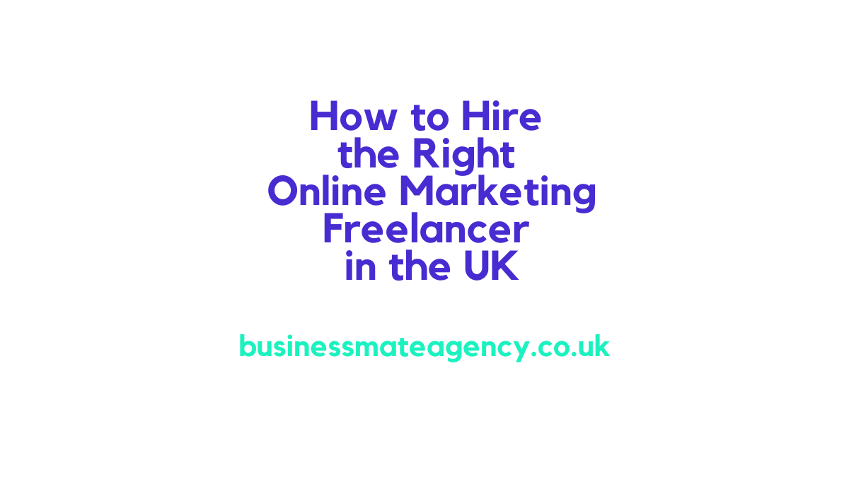 Online marketing freelancer