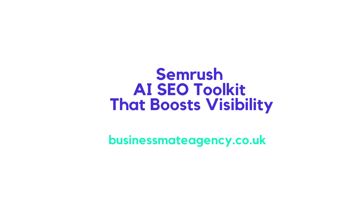 Semrush data AI SEO toolkit