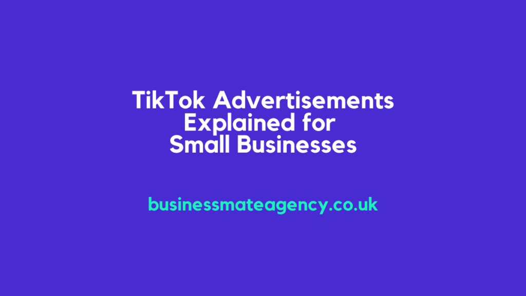 TikTok Advertisements Explained for Small Businesses