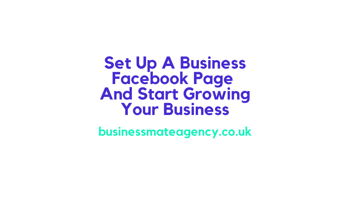 setup a business facebook page